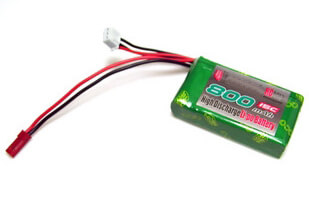 LiPo battery 7.4V 800mAh 15C